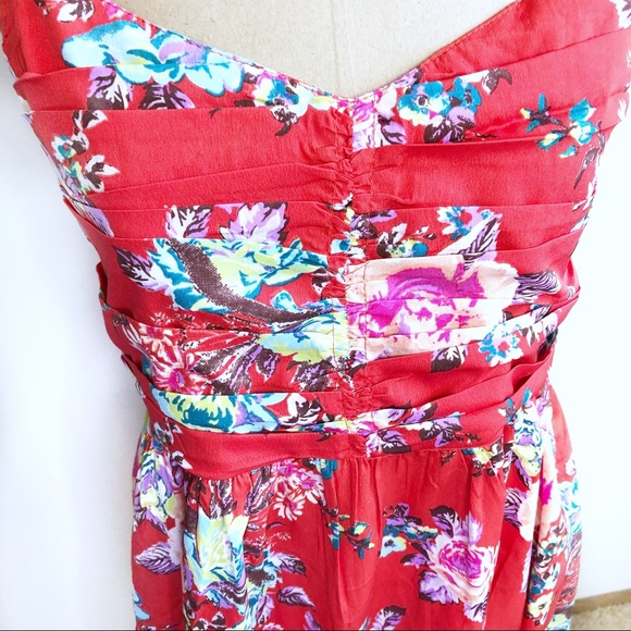 4/$25 ⭐️ Roxy Coral Floral Strap Summer Dress - Picture 3 of 7